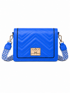 Cobalt Chevron Crossbody