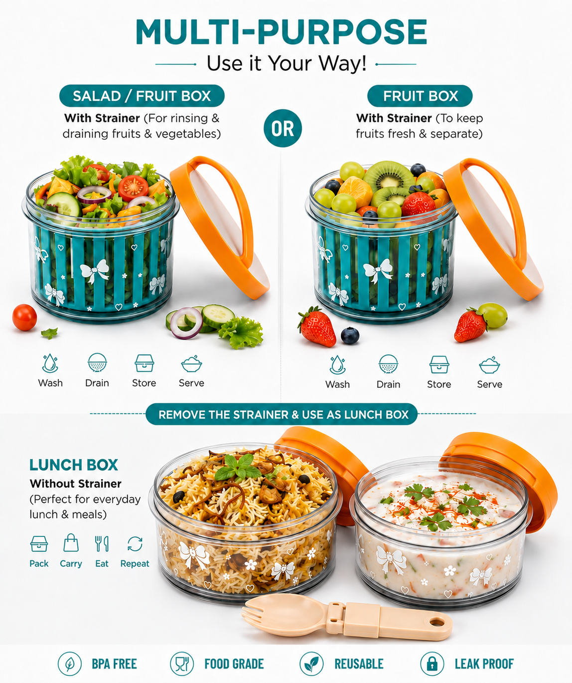 Sageware Green Salad Box