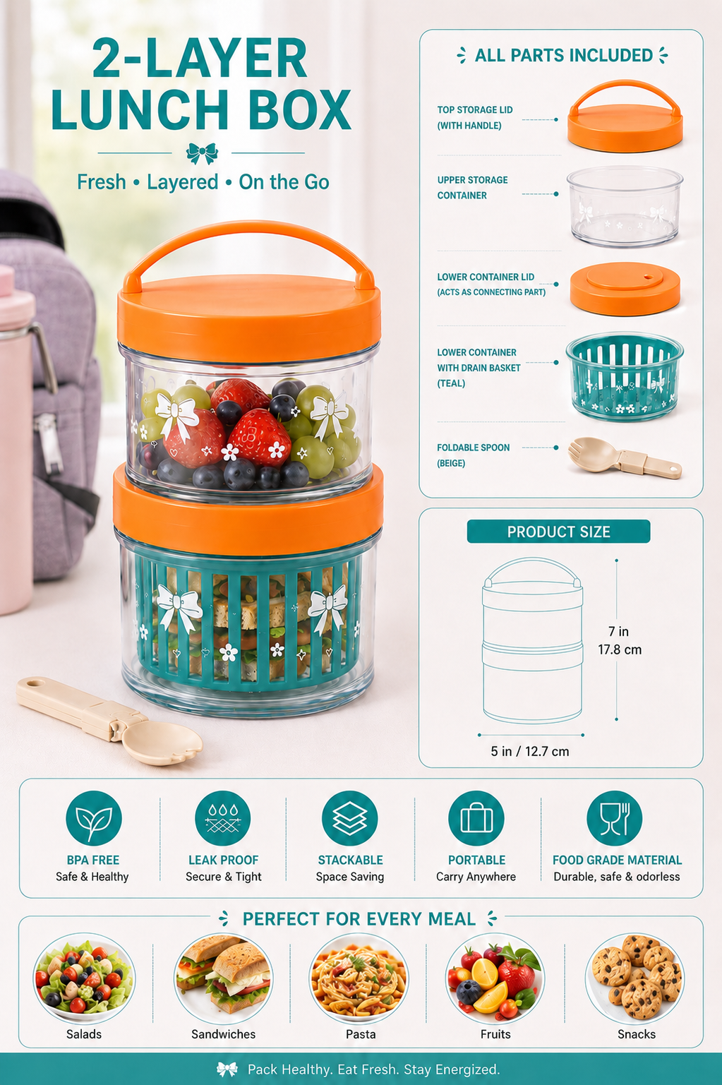 Sageware Green Salad Box