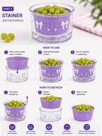 Sageware Purple Salad Box