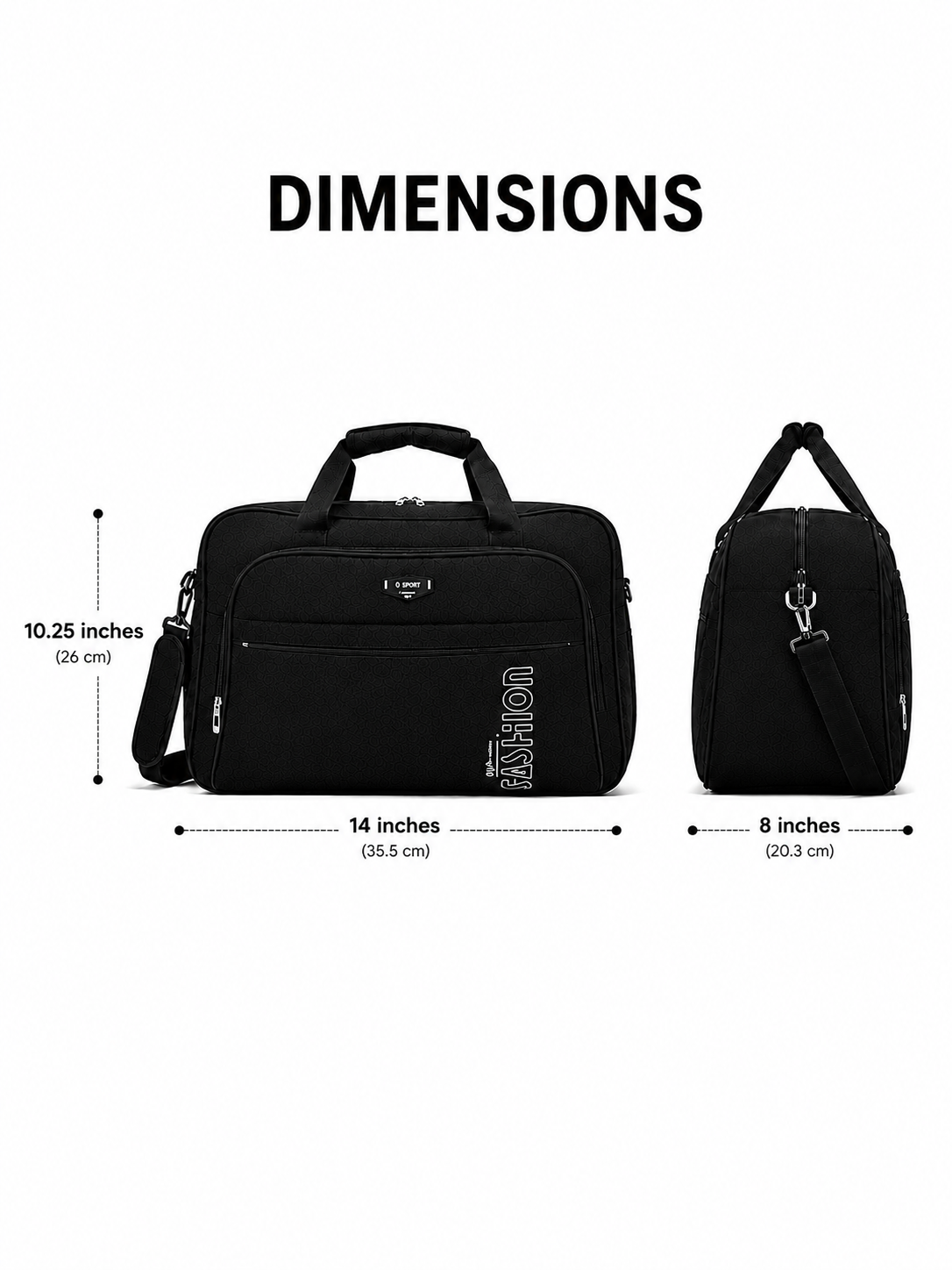 Travel Duffel Bag with Multiple Compartments | Lightweight Waterproof Gym & Overnight Carry Bag
