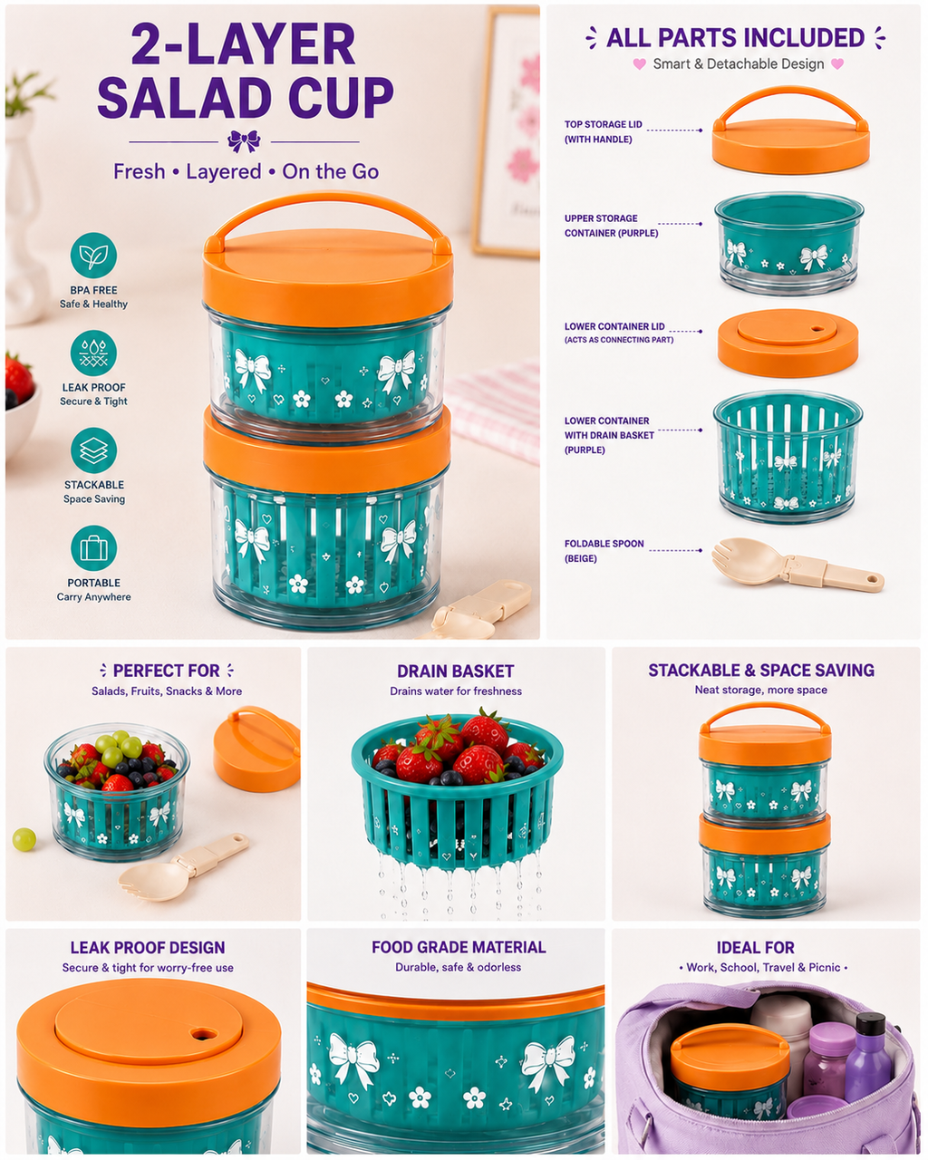 Sageware Green Salad Box