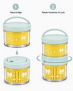 Sageware Yellow Salad Box