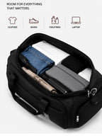 Travel Duffel Bag with Multiple Compartments | Lightweight Waterproof Gym & Overnight Carry Bag