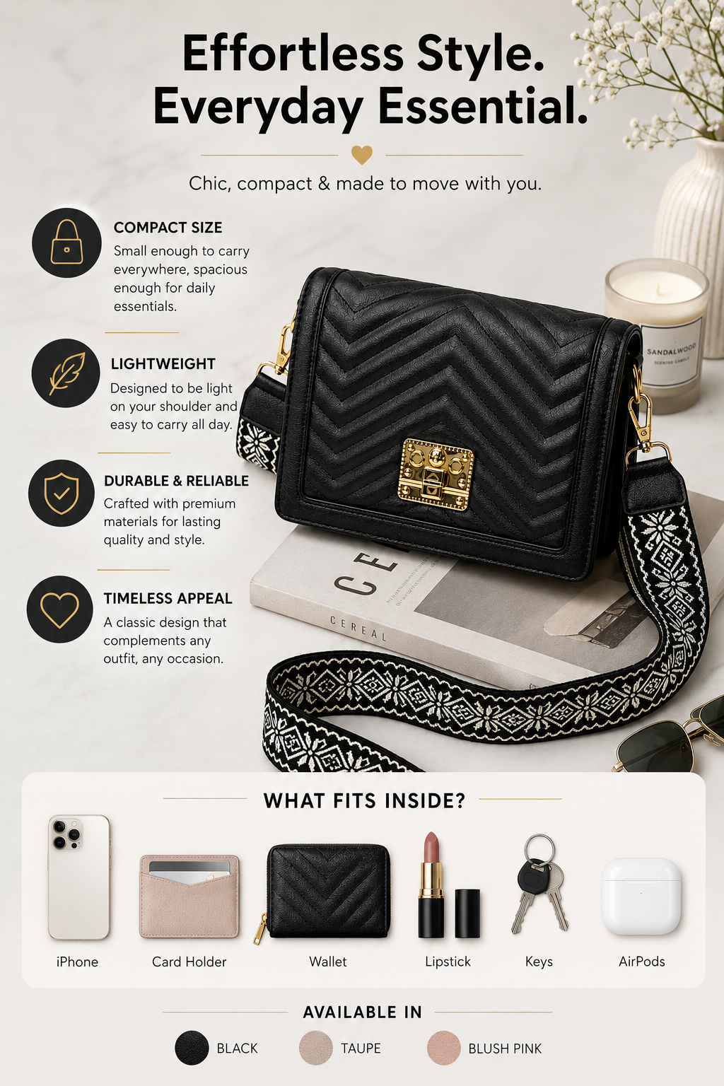 Onyx Ridge Crossbody