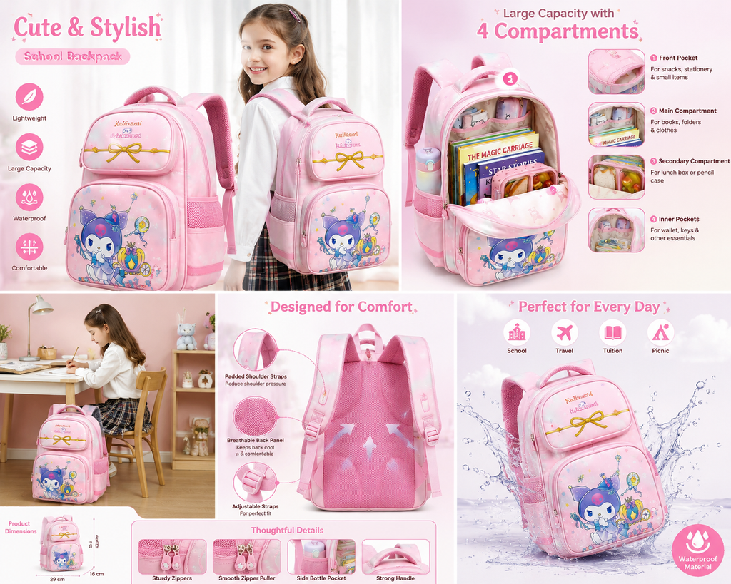 Pastel Pixie Kuromi Backpack