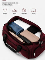 Premium Large Capacity Duffel Bag for Travel & Gym | Stylish Waterproof Weekender Bag with Shoulder Strap | Unisex Carry-On Travel Bag