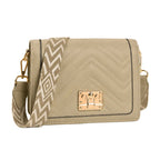 Ash Grey Chevron Crossbody