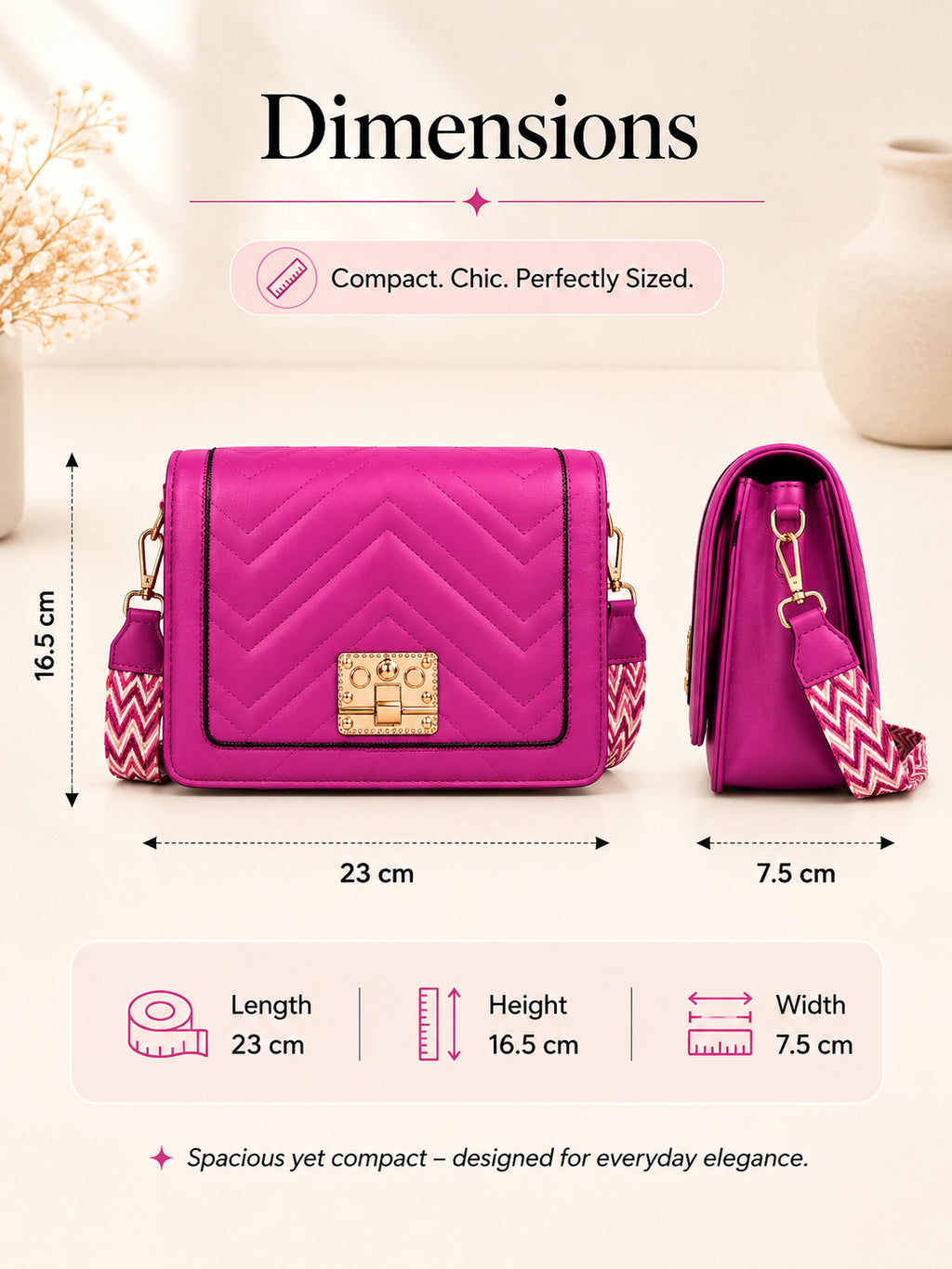 ZigZag Luxury crossbag
