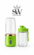 Mini Portable Blender for Smoothies & Shakes | USB Rechargeable Fruit Juicer Bottle with Travel Cup