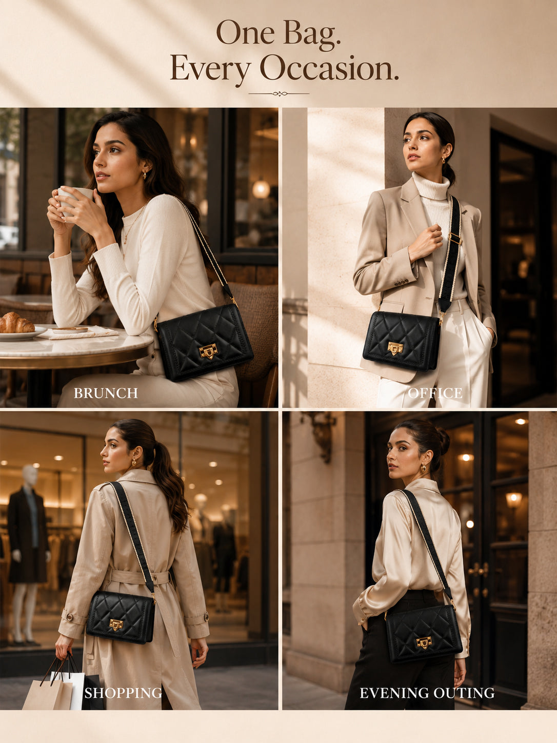 Fashion Sling Bag for Women | Lightweight Shoulder Bag for Travel & Daily Use
