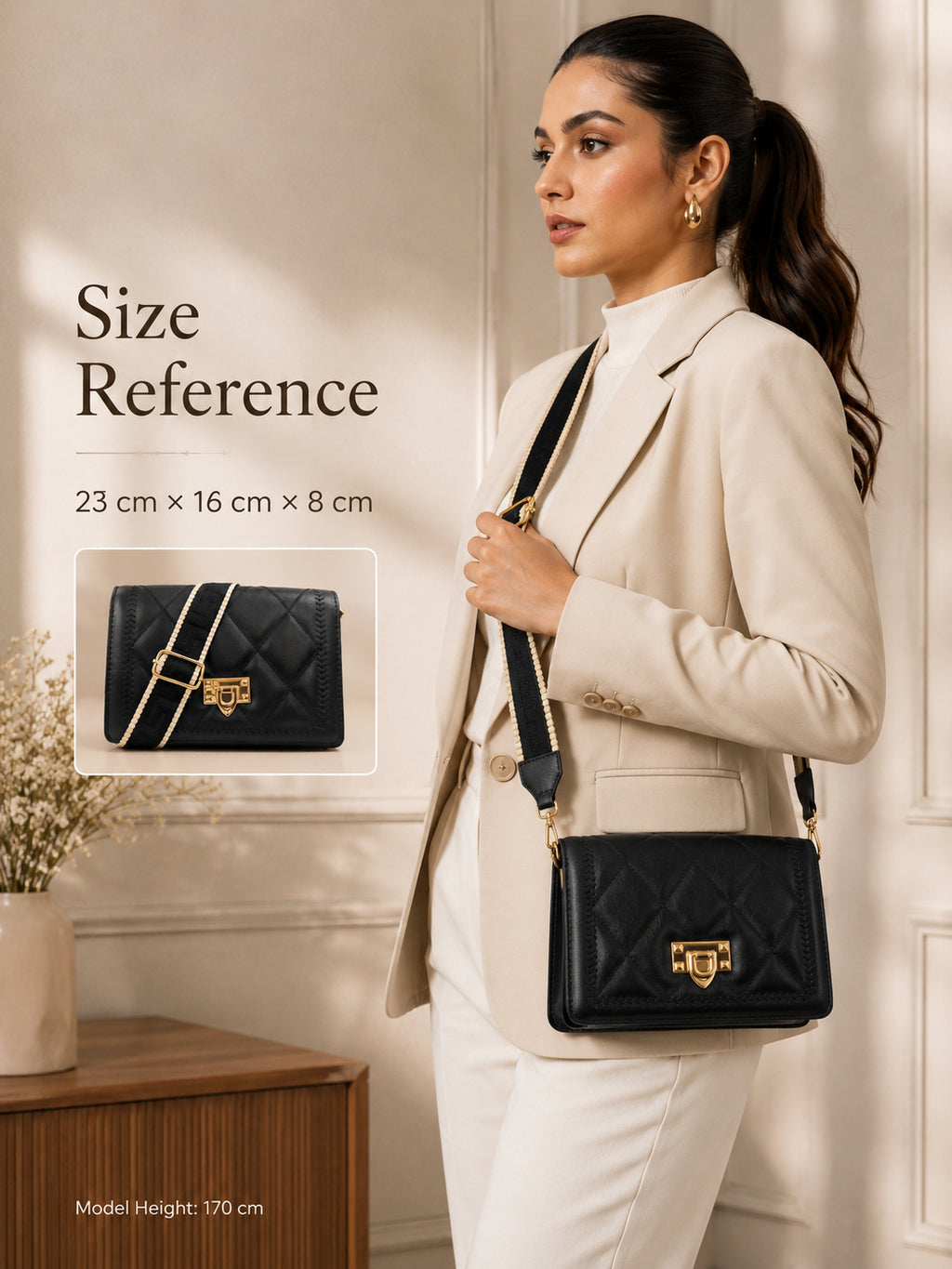 Fashion Sling Bag for Women | Lightweight Shoulder Bag for Travel & Daily Use