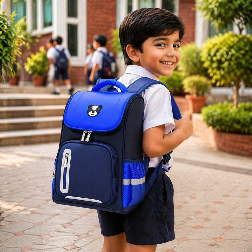 Junior School Backpack for Kids | Spacious Lightweight Bag with Adjustable Shoulder Straps
