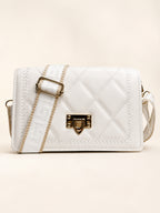Ladies Sling Bag for Women | Trendy Quilted Side Bag with Adjustable Strap