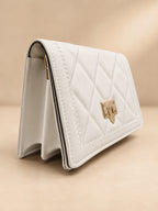 Ladies Sling Bag for Women | Trendy Quilted Side Bag with Adjustable Strap