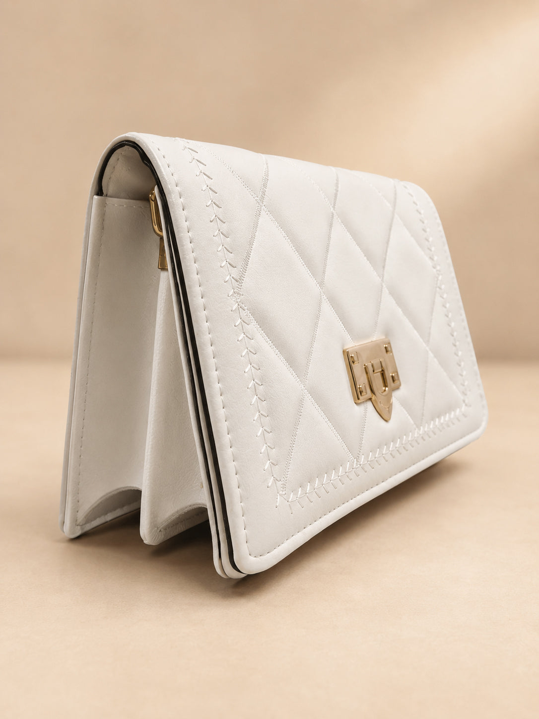 Ladies Sling Bag for Women | Trendy Quilted Side Bag with Adjustable Strap