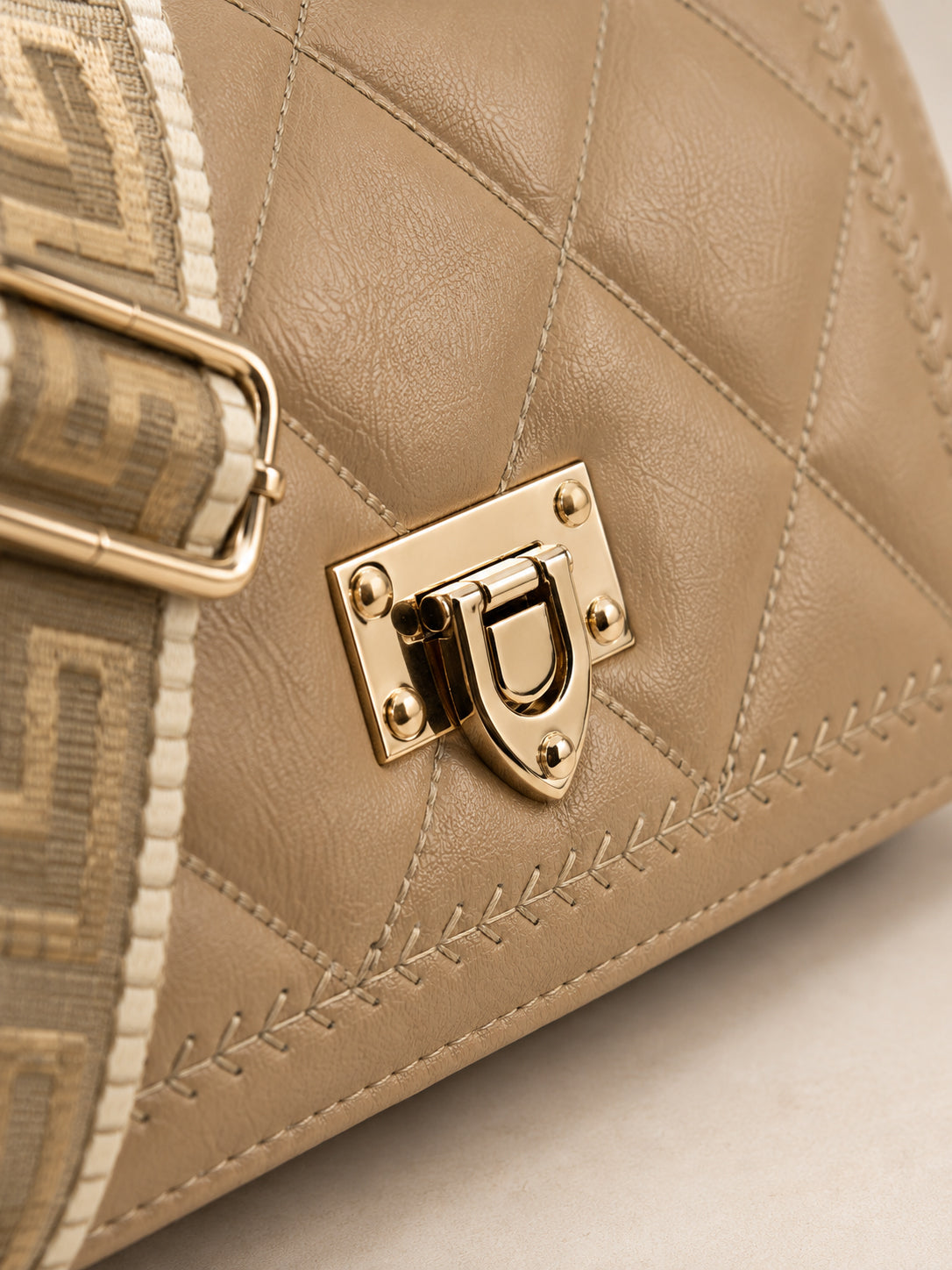 Designer Quilted Sling Bag for Women | Elegant Side Purse with Chain Strap