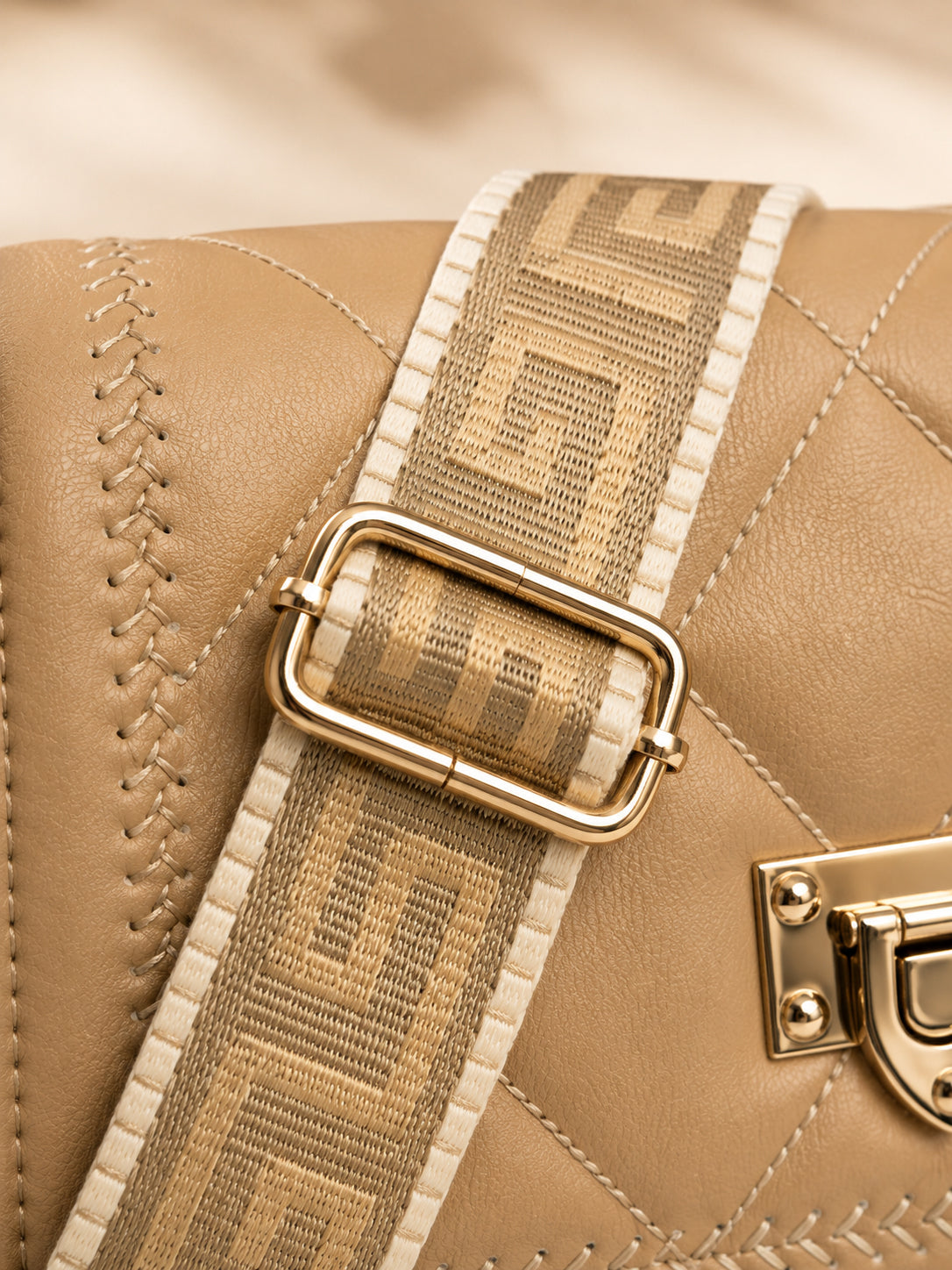 Designer Quilted Sling Bag for Women | Elegant Side Purse with Chain Strap