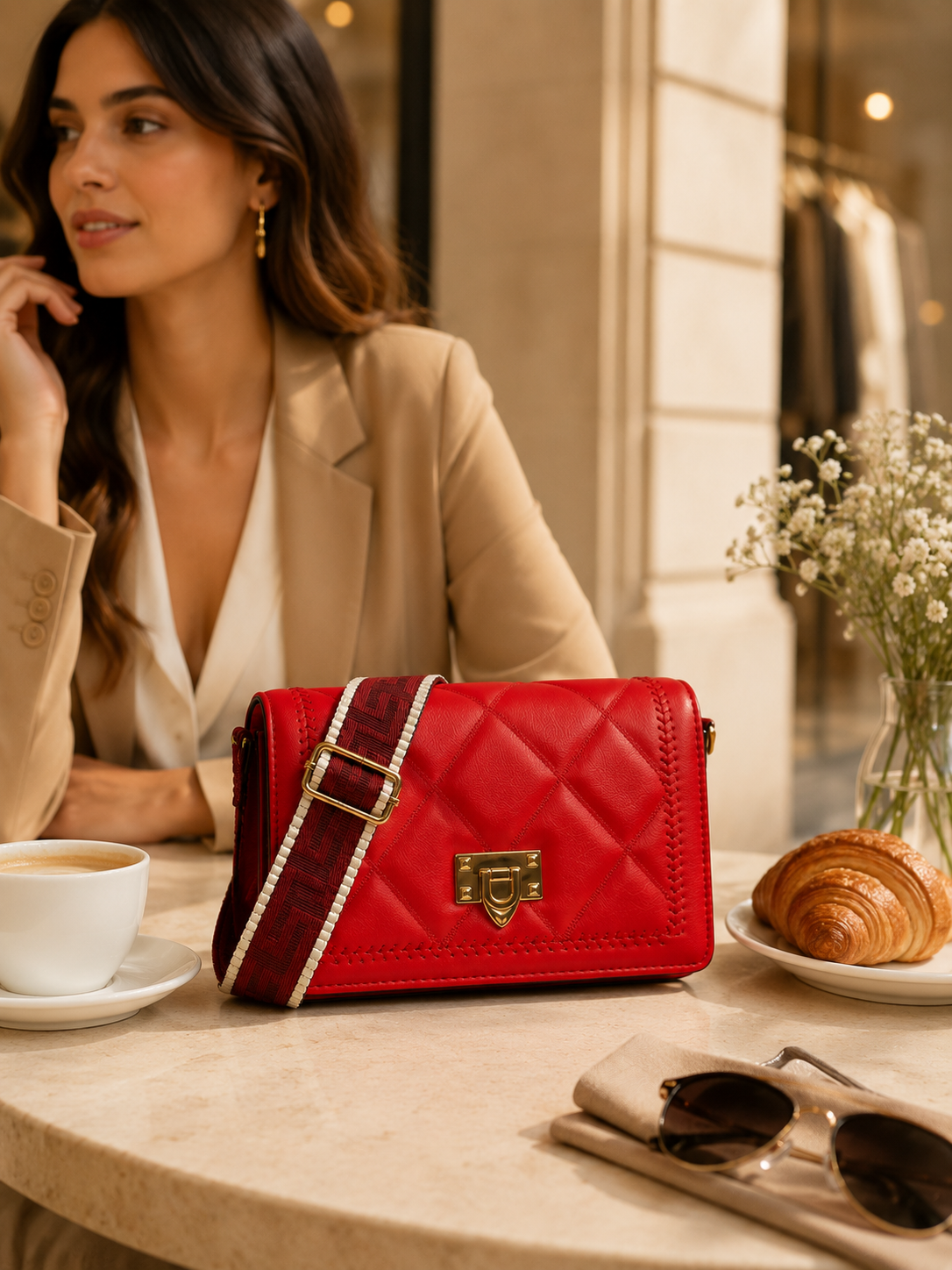 Premium Women Sling Bag | Fashionable Crossbody Purse for Office, Shopping & Party