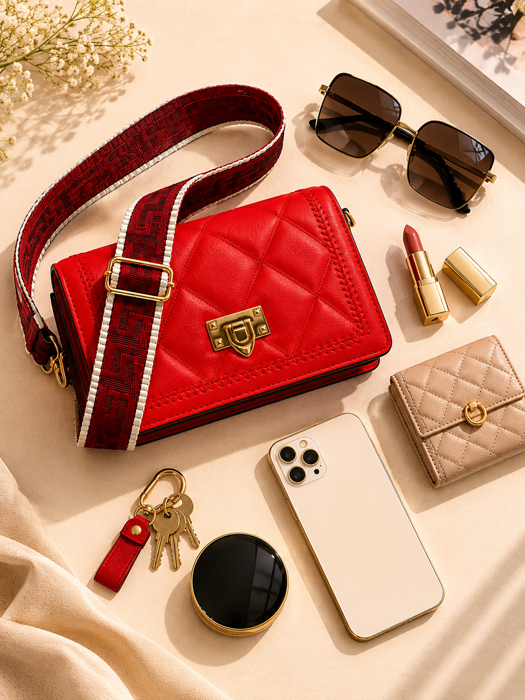 Premium Women Sling Bag | Fashionable Crossbody Purse for Office, Shopping & Party
