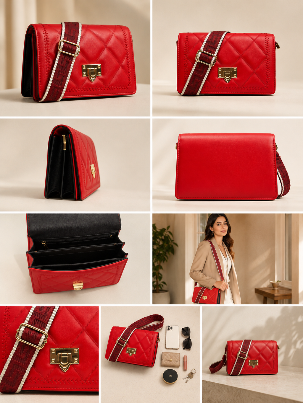 Premium Women Sling Bag | Fashionable Crossbody Purse for Office, Shopping & Party