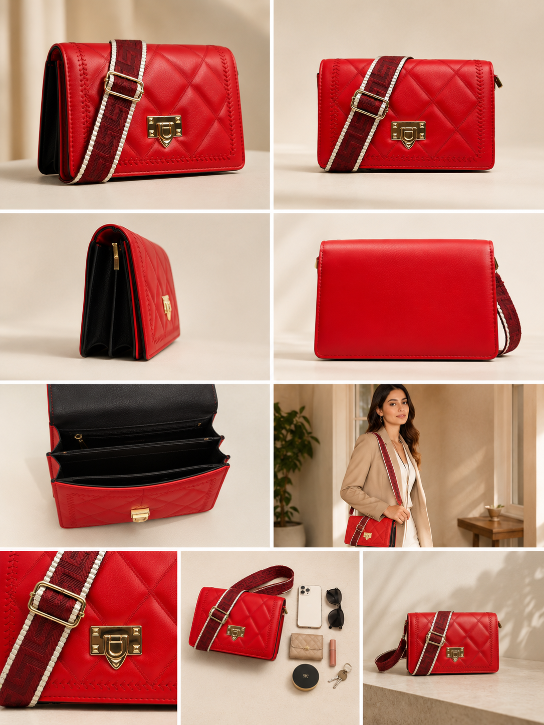 Premium Women Sling Bag | Fashionable Crossbody Purse for Office, Shopping & Party