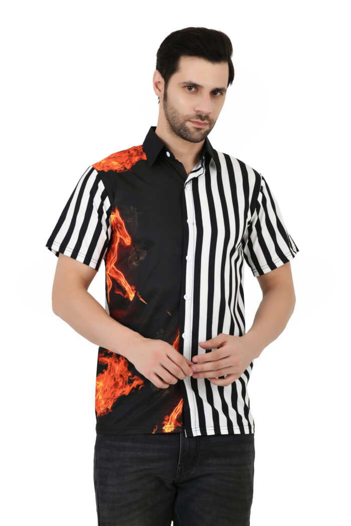 Cobalt Print Shirt