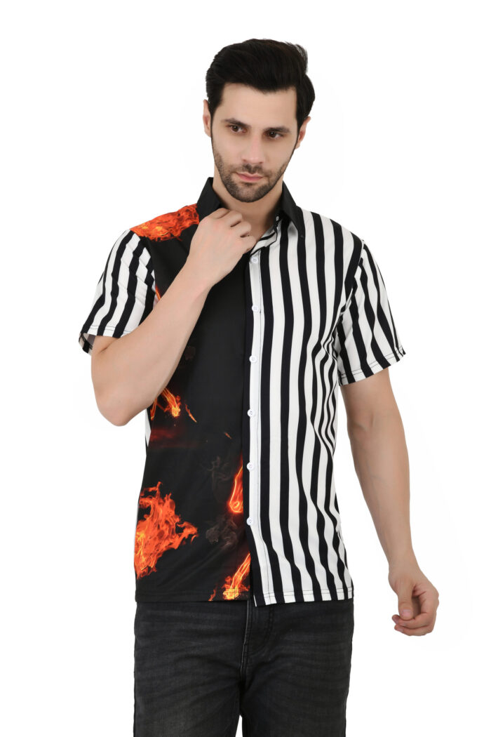 Cobalt Print Shirt - Image 2