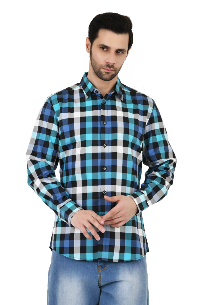 Crimson Check Shirt - Image 17
