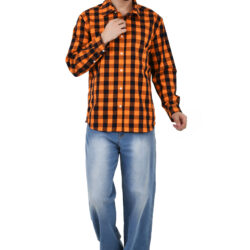 Crimson Check Shirt - Image 14
