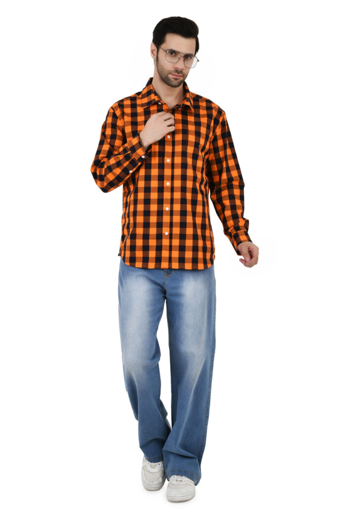 Crimson Check Shirt - Image 14