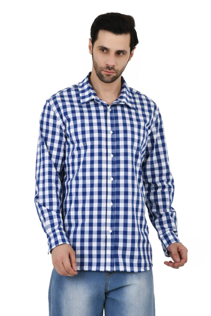 Crimson Check Shirt - Image 9