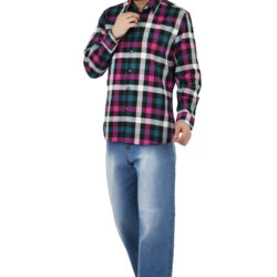 Crimson Check Shirt - Image 8