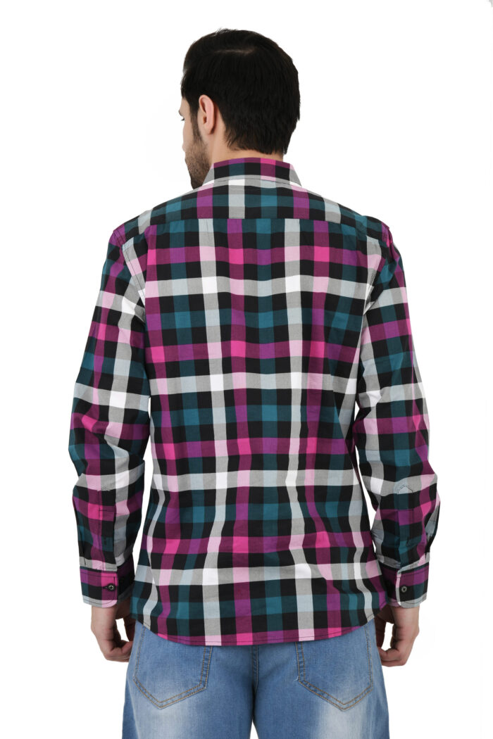 Crimson Check Shirt - Image 6