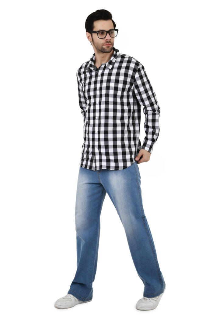 Crimson Check Shirt - Image 4