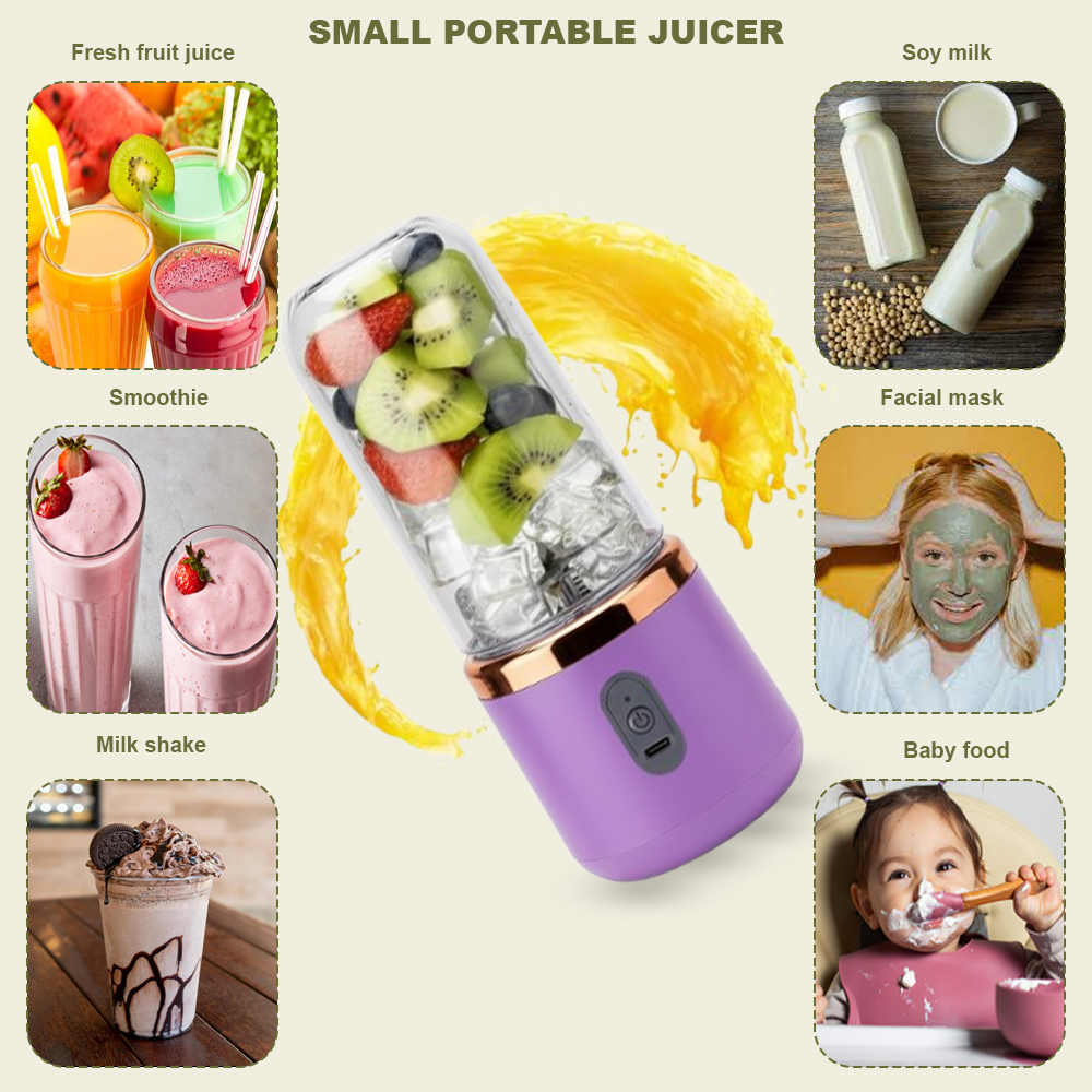 Sageware Multipurpose Hand Blender | Electric Beater, Mixer & Whisker for Home Use Mixer Juicer Jar (500 ml Purple) - Image 3