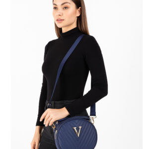 Women Round Shap Sling Bag Trendy Quilted Sling for Women–Durable PU Leather Bag for All Occasions