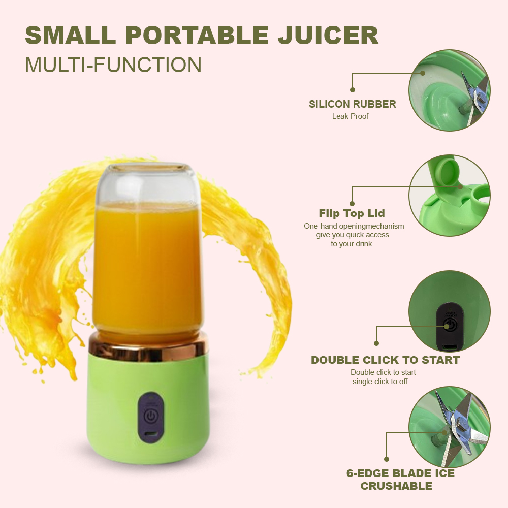 Sageware Multipurpose Hand Blender | Electric Beater, Mixer & Whisker for Home Use Mixer Juicer Jar (500 ml Green) - Image 5