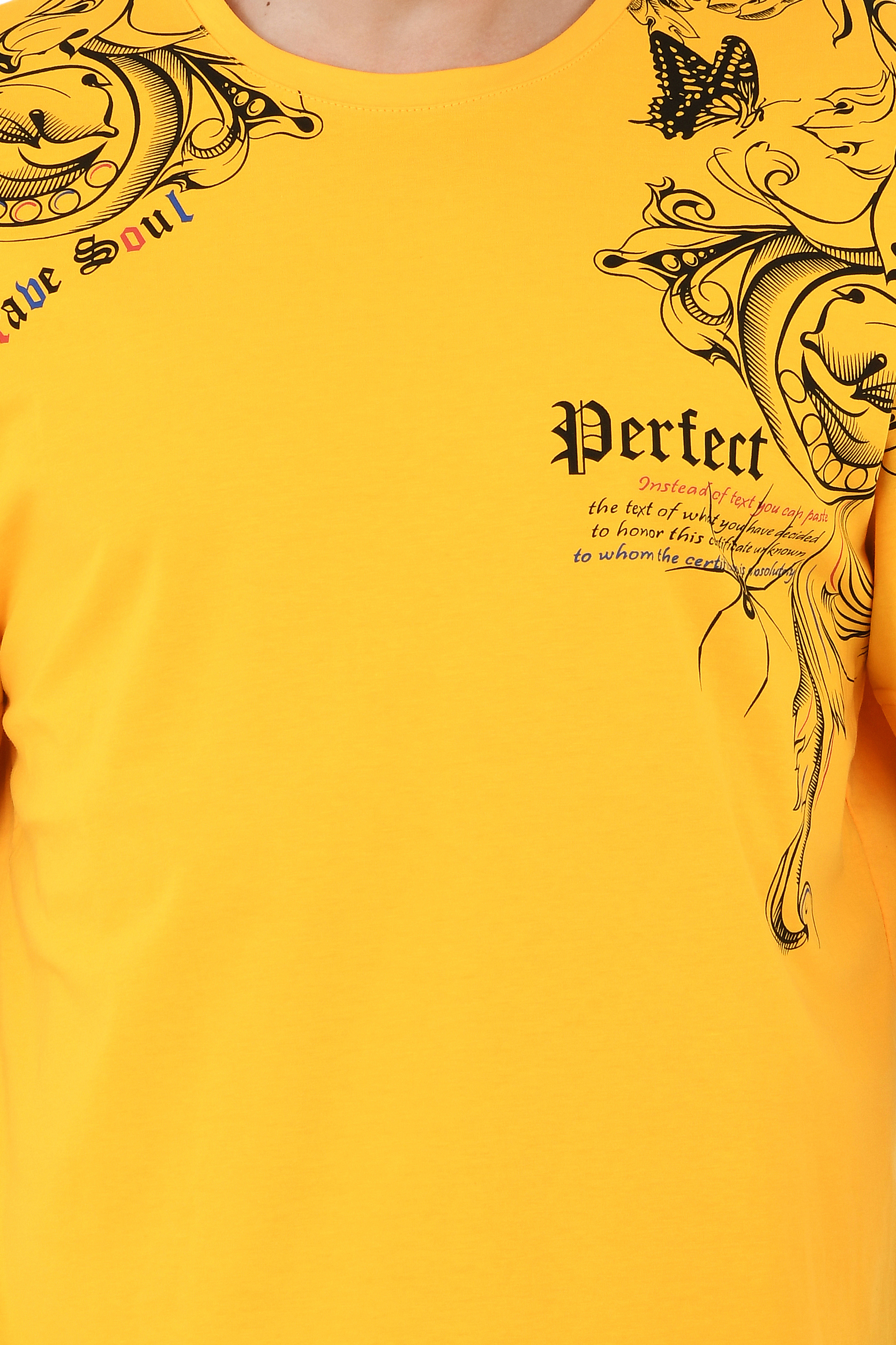 SAGEWARE Men Printed Round Neck Short Sleeve Cotton Blend T-Shirt - Image 6