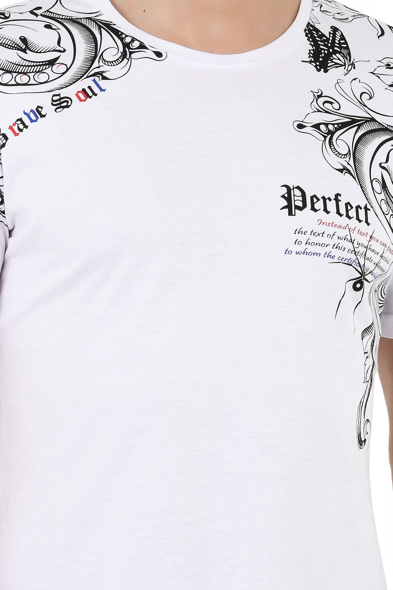 SAGEWARE Men Printed Round Neck Short Sleeve Cotton Blend T-Shirt - Image 10