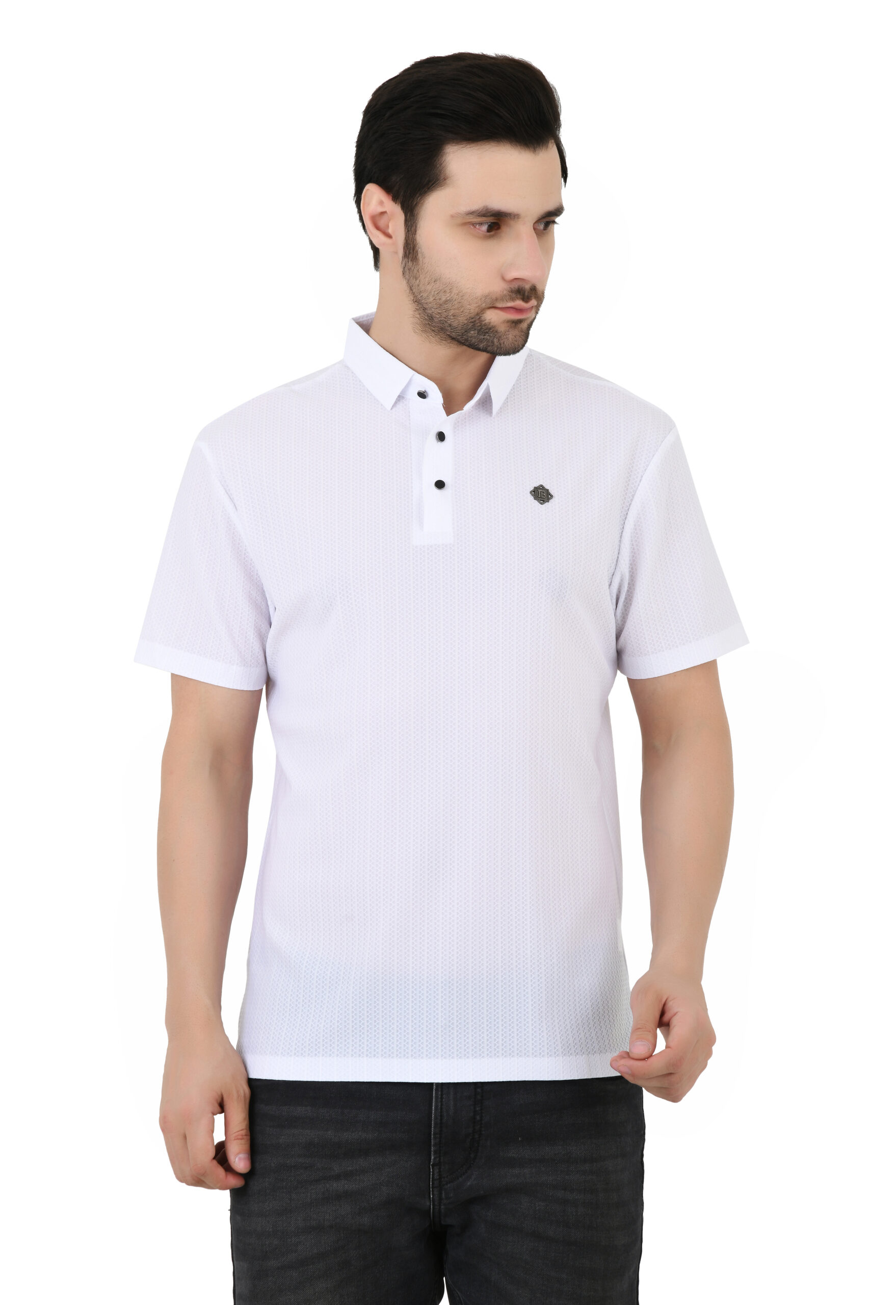 SAGEWARE Fashion Men's Solid Regular Fit Half Sleeve Imported Fabric Polo T-Shirt - Image 6