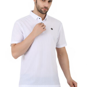 SAGEWARE Fashion Men's Solid Regular Fit Half Sleeve Imported Fabric Polo T-Shirt
