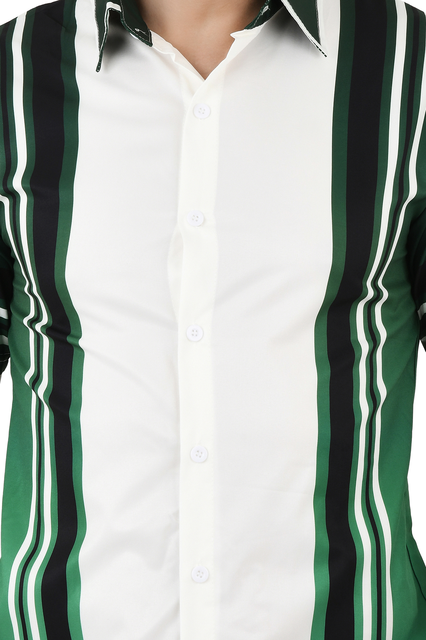 Men's Regular Fit Soft Cotton Blend Casual Shirt Spread Collar Half Sleeves Formal Shirt - Image 3