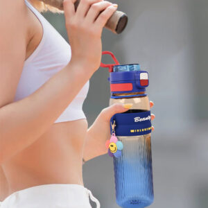 SAGEWARE 1000 ml Large Water Bottle | BPA Free Plastic Bottle for Fitness, Outdoor & Daily Use Blue