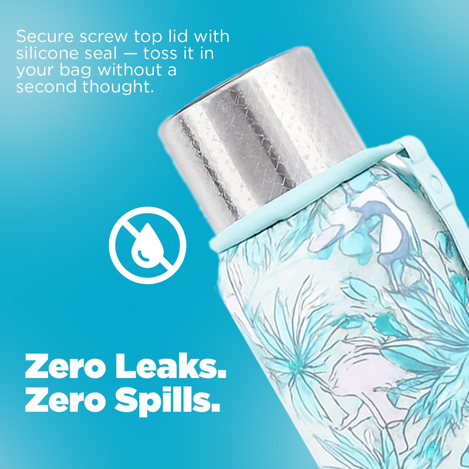 Vacuum Insulated Stainless Steel Flask Bottle Keeps Hot Cold for Hours 750 ml Stainless Steel Flask (Pack of 1, Light Blue) - Image 6