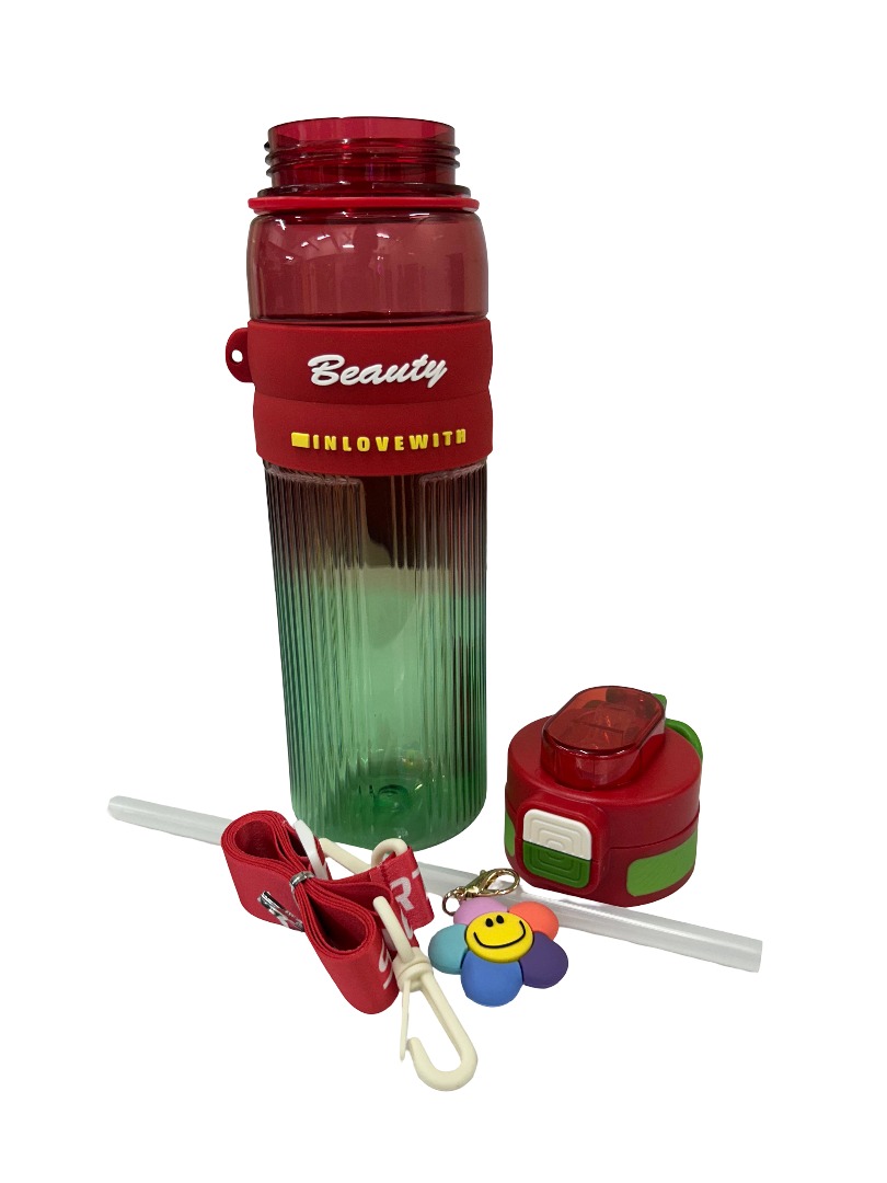 SAGEWARE 1000 ml Large Water Bottle | BPA Free Plastic Bottle for Fitness, Outdoor & Daily Use Red - Image 4